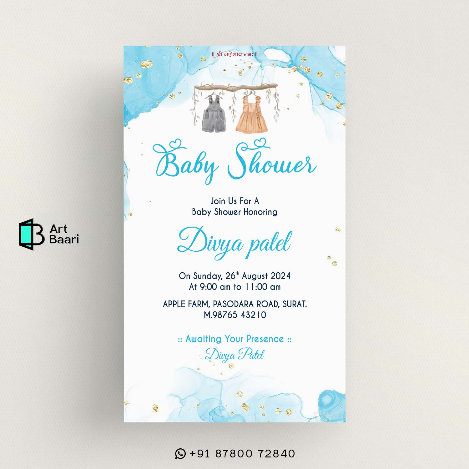 Godh Bharai; Simant Sanskar; Simant Vidhi Gujarati; Baby Shower Ceremony; invitation cardzzzzzzzzzzzzzzzzzzzzzzzzzzzzzzzzzzzzzzzzzzzzzzzzzzzzzzzzzzzzz; in gujarati language; Baby Announcement invitation card; in english language; with shoes; Baby welcome party invitation; video in English; Seemantham Ceremony; Oti bharan; with couple photo; Gujarati; Hindi; Kutchi; Surati; Jain; Hinduism; Islam; Christianity; Sikhism; Buddhism; Jainism; Dohale jevan invitation card in; Template; Free; Canva; Free and customizable baby shower; Baby Shower Invitations Free Templates; Matrutv; Simant sanksar; Desi; Amantan; Patrika; Kankotri; Valaikappu invitation card; Royal Baby Shower Invitations; Valaikaappu Baby Shower ceremony invitation card in tamil language; Greeting; Island; unique baby shower invitation card; background baby shower invitation card; template background baby shower invitation card; baby shower card background; Sample; Pink; And; Sky blue; baby shower card congratulations; Golden ratio designed; Art; Baari; art baari; #artbaari; No.1; Top; Best; Design; Tamplate; No.1; Top 10; Grate; Fancy; New; Trending; Personalised; 1 2 3 4 5 6 7 8 9 10 11 12 13 14 15 16 17 18 19 20 21 22 23 24 25 26 27 28 29 30 31 32 33 34 35 36 37 38 39 40 41 42 43 44 45 46 47 48 49 50 51 52 53 54 55 56 57 58 59 60 61 62 63 64 65 66 67 68 69 70 71 72 73 74 75 76 77 78 79 80 81 82 83 84 85 86 87 88 89 90 91 92 93 94 95 96 97 98 99 100; Digitalinvitation; Einvit; Onlineinvitation; Savethedate; Invitationdesign; Digitalart; Graphicdesign; Paperlessinvitation; Ecofriendlyinvitation; Virtualparty; Onlineevent; Wedding; Template; Free; Design; Birthday; Online; RSVP; Wording; Ideas; Maker; #weddinginvitation; youtube; facebook; whatsapp web; translate; google; instagram; ig; amazon; gmail; google translate; e invite; online invitation; digital invitation; wedding e invite; free e invite; e invite template; birthday e invite; e invitation card; e invite maker; digital Baby Shower Invitation | Invitación a Baby Shower Digital | Invitation à une Baby Shower Digitale | Digitale Baby Shower Einladung | Invito al Baby Shower Digitale | Convite de Chá de Bebê Digital | Digitale Baby Shower Uitnodiging | 数字化婴儿派对邀请 | デジタルベビーシャワー招待 | Цифровое Приглашение на Вечеринку для Будущей Мамы | دعوة لحفل استقبال المولود الرقمي | डिजिटल बेबी शॉवर निमंत्रण | ડિજિટલ બેબી શાવર આમંત્રણ; e invite design; invitation video maker; online invitation card; wedding invitation video maker; free online invitation maker; indian wedding e invite; e card; anniversary e invite; baby shower e invite; housewarming e invite; engagement e invite; English; Mandarin Chinese; Hindi; Gujarati; Spanish; French; Standard Arabic; Bengali; Russian; Portuguese; Indonesian; Urdu; German; Japanese; Marathi; Telugu; Turkish; Tamil; Vietnamese; Wu Chinese; Korean; simant sanskar card in gujarati; સીમંત સંસ્કાર કાર્ડ | | સીમંત સંસ્કાર આમંત્રણ પત્રિકા | | ગુજરાતી સીમંત સંસ્કાર કાર્ડ | | સીમંત સંસ્કાર કાર્ડ ડિઝાઇન | | સીમંત સંસ્કાર કાર્ડ વર્ડિંગ | | સીમંત સંસ્કાર કાર્ડ ટેમ્પ્લેટ | | સીમંત સંસ્કાર કાર્ડ PDF | | સીમંત સંસ્કાર કાર્ડ ઓનલાઇન | | સીમંત સંસ્કાર કાર્ડ નિઃશુલ્ક ડાઉનલોડ | | સીમંત સંસ્કાર કાર્ડ બનાવવાની રીત | | સીમંત સંસ્કાર શુભેચ્છા સંદેશ | | સીમંત સંસ્કાર ઉજવણી | | સીમંત સંસ્કાર વિધિ | | સીમંત સંસ્કાર મહત્વ | | સીમંત સંસ્કાર સંસ્કૃતિ | | સીમંત સંસ્કાર પરંપરા | | સીમંત સંસ્કાર રિવાજો | | સીમંત સંસ્કાર ગીતો | | સીમંત સંસ્કાર ભોજન | | સીમંત સંસ્કાર ભેટ સૂચનો | | સીમંત સંસ્કાર સજાવટ | | સીમંત સંસ્કાર ફોટોગ્રાફી | | સીમંત સંસ્કાર વિડિયોગ્રાફી | | સીમંત સંસ્કાર આયોજન | | સીમંત સંસ્કાર ચેકલિસ્ટ | | સીમંત સંસ્કાર ટિપ્સ | | સીમંત સંસ્કાર માહિતી | | સીમંત સંસ્કાર સમાચાર | | સીમંત સંસ્કાર બ્લોગ | | સીમંત સંસ્કાર વેબસાઇટ | | સીમંત સંસ્કાર એપ્લિકેશન | | સીમંત સંસ્કાર સોશિયલ મીડિયા | | સીમંત સંસ્કાર હેશટેગ | | સીમંત સંસ્કાર ઇન્ફોગ્રાફિક | | સીમંત સંસ્કાર પ્રેઝન્ટેશન | | સીમંત સંસ્કાર વર્કશોપ | | સીમંત સંસ્કાર સેમિનાર | | સીમંત સંસ્કાર કોન્ફરન્સ | | સીમંત સંસ્કાર પુસ્તકો | | સીમંત સંસ્કાર લેખો | | સીમંત સંસ્કાર સંશોધન | | સીમંત સંસ્કાર શિક્ષણ | | સીમંત સંસ્કાર તાલીમ | | સીમંત સંસ્કાર સલાહ | | સીમંત સંસ્કાર સેવાઓ | | સીમંત સંસ્કાર ઉત્પાદનો | | સીમંત સંસ્કાર બજાર | | સીમંત સંસ્કાર ઉદ્યોગ | | સીમંત સંસ્કાર વ્યવસાય | | સીમંત સંસ્કાર કારકિર્દી | | સીમંત સંસ્કાર સમુદાય | | સીમંત સંસ્કાર નેટવર્ક | | સીમંત સંસ્કાર સંગઠન | | સીમંત સંસ્કાર ચેરિટી | | સીમંત સંસ્કાર ફાઉન્ડેશન | | સીમંત સંસ્કાર ટ્રસ્ટ | | સીમંત સંસ્કાર એવોર્ડ | | સીમંત સંસ્કાર સન્માન | | સીમંત સંસ્કાર સિદ્ધિઓ | | સીમંત સંસ્કાર સફળતાની વાર્તાઓ | | સીમંત સંસ્કાર પ્રેરણા | | સીમંત સંસ્કાર સંદેશા |; ગોધ ભારાઈ; સિમંત સંસ્કાર; સિમંત વિધિ; બેબી શાવર સમારોહ; આમંત્રણ કાર્ડ; ગુજરાતી ભાષામાં; બેબી જાહેરાત આમંત્રણ કાર્ડ; અંગ્રેજી ભાષામાં; પગરખાં સાથે; બેબી સ્વાગત પાર્ટી આમંત્રણ; અંગ્રેજીમાં વિડિયો; સીમંતમ સમારોહ; ઓટી ભરણ; દંપતીના ફોટા સાથે; ગુજરાતી; હિન્દી; કચ્છી; સુરતી; જૈન; ડોહલે જીવન આમંત્રણ કાર્ડ માં; ઢાંચો; મફત; કેનવા; મફત અને કસ્ટમાઇઝ બેબી શાવર; બેબી શાવર આમંત્રણો મફત નમૂનાઓ; માતૃત્વ; સિમંત સંસાર; દેશી; અમંતાન; પત્રિકા; કંકોત્રી; વલાઈકપ્પુ આઈ