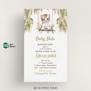 Godh Bharai; Simant Sanskar; Simant Vidhi Gujarati; Baby Shower Ceremony; invitation card; in gujarati language; Baby Announcement invitation card; in english language; with shoes; Baby welcome party invitation; video in English; Seemantham Ceremony; Oti bharan; with couple photo; Gujarati; Hindi; Kutchi; Surati; Jain; Hinduism; Islam; Christianity; Sikhism; Buddhism; Jainism; Dohale jevan invitation card in; Template; Free; Canva; Free and customizable baby shower; Baby Shower Invitations Free Templates; Matrutv; Simant sanksar; Desi; Amantan; Patrika; Kankotri; Valaikappu invitation card; Royal Baby Shower Invitations; Valaikaappu Baby Shower ceremony invitation card in tamil language; Greeting; Island; unique baby shower invitation card; background baby shower invitation card; template background baby shower invitation card; baby shower card background; Sample; Pink; And; Sky blue; baby shower card congratulations; Golden ratio designed; Art; Baari; art baari; #artbaari; No.1; Top; Best; Design; Tamplate; No.1; Top 10; Grate; Fancy; New; Trending; Personalised; 1 2 3 4 5 6 7 8 9 10 11 12 13 14 15 16 17 18 19 20 21 22 23 24 25 26 27 28 29 30 31 32 33 34 35 36 37 38 39 40 41 42 43 44 45 46 47 48 49 50 51 52 53 54 55 56 57 58 59 60 61 62 63 64 65 66 67 68 69 70 71 72 73 74 75 76 77 78 79 80 81 82 83 84 85 86 87 88 89 90 91 92 93 94 95 96 97 98 99 100; Digitalinvitation; Einvit; Onlineinvitation; Savethedate; Invitationdesign; Digitalart; Graphicdesign; Paperlessinvitation; Ecofriendlyinvitation; Virtualparty; Onlineevent; Wedding; Template; Free; Design; Birthday; Online; RSVP; Wording; Ideas; Maker; #weddinginvitation; youtube; facebook; whatsapp web; translate; google; instagram; ig; amazon; gmail; google translate; e invite; online invitation; digital invitation; wedding e invite; free e invite; e invite template; birthday e invite; e invitation card; e invite maker; digital Baby Shower Invitation | Invitación a Baby Shower Digital | Invitation à une Baby Shower Digitale | Digitale Baby Shower Einladung | Invito al Baby Shower Digitale | Convite de Chá de Bebê Digital | Digitale Baby Shower Uitnodiging | 数字化婴儿派对邀请 | デジタルベビーシャワー招待 | Цифровое Приглашение на Вечеринку для Будущей Мамы | دعوة لحفل استقبال المولود الرقمي | डिजिटल बेबी शॉवर निमंत्रण | ડિજિટલ બેબી શાવર આમંત્રણ; e invite design; invitation video maker; online invitation card; wedding invitation video maker; free online invitation maker; indian wedding e invite; e card; anniversary e invite; baby shower e invite; housewarming e invite; engagement e invite; English; Mandarin Chinese; Hindi; Gujarati; Spanish; French; Standard Arabic; Bengali; Russian; Portuguese; Indonesian; Urdu; German; Japanese; Marathi; Telugu; Turkish; Tamil; Vietnamese; Wu Chinese; Korean; simant sanskar card in gujarati; સીમંત સંસ્કાર કાર્ડ | | સીમંત સંસ્કાર આમંત્રણ પત્રિકા | | ગુજરાતી સીમંત સંસ્કાર કાર્ડ | | સીમંત સંસ્કાર કાર્ડ ડિઝાઇન | | સીમંત સંસ્કાર કાર્ડ વર્ડિંગ | | સીમંત સંસ્કાર કાર્ડ ટેમ્પ્લેટ | | સીમંત સંસ્કાર કાર્ડ PDF | | સીમંત સંસ્કાર કાર્ડ ઓનલાઇન | | સીમંત સંસ્કાર કાર્ડ નિઃશુલ્ક ડાઉનલોડ | | સીમંત સંસ્કાર કાર્ડ બનાવવાની રીત | | સીમંત સંસ્કાર શુભેચ્છા સંદેશ | | સીમંત સંસ્કાર ઉજવણી | | સીમંત સંસ્કાર વિધિ | | સીમંત સંસ્કાર મહત્વ | | સીમંત સંસ્કાર સંસ્કૃતિ | | સીમંત સંસ્કાર પરંપરા | | સીમંત સંસ્કાર રિવાજો | | સીમંત સંસ્કાર ગીતો | | સીમંત સંસ્કાર ભોજન | | સીમંત સંસ્કાર ભેટ સૂચનો | | સીમંત સંસ્કાર સજાવટ | | સીમંત સંસ્કાર ફોટોગ્રાફી | | સીમંત સંસ્કાર વિડિયોગ્રાફી | | સીમંત સંસ્કાર આયોજન | | સીમંત સંસ્કાર ચેકલિસ્ટ | | સીમંત સંસ્કાર ટિપ્સ | | સીમંત સંસ્કાર માહિતી | | સીમંત સંસ્કાર સમાચાર | | સીમંત સંસ્કાર બ્લોગ | | સીમંત સંસ્કાર વેબસાઇટ | | સીમંત સંસ્કાર એપ્લિકેશન | | સીમંત સંસ્કાર સોશિયલ મીડિયા | | સીમંત સંસ્કાર હેશટેગ | | સીમંત સંસ્કાર ઇન્ફોગ્રાફિક | | સીમંત સંસ્કાર પ્રેઝન્ટેશન | | સીમંત સંસ્કાર વર્કશોપ | | સીમંત સંસ્કાર સેમિનાર | | સીમંત સંસ્કાર કોન્ફરન્સ | | સીમંત સંસ્કાર પુસ્તકો | | સીમંત સંસ્કાર લેખો | | સીમંત સંસ્કાર સંશોધન | | સીમંત સંસ્કાર શિક્ષણ | | સીમંત સંસ્કાર તાલીમ | | સીમંત સંસ્કાર સલાહ | | સીમંત સંસ્કાર સેવાઓ | | સીમંત સંસ્કાર ઉત્પાદનો | | સીમંત સંસ્કાર બજાર | | સીમંત સંસ્કાર ઉદ્યોગ | | સીમંત સંસ્કાર વ્યવસાય | | સીમંત સંસ્કાર કારકિર્દી | | સીમંત સંસ્કાર સમુદાય | | સીમંત સંસ્કાર નેટવર્ક | | સીમંત સંસ્કાર સંગઠન | | સીમંત સંસ્કાર ચેરિટી | | સીમંત સંસ્કાર ફાઉન્ડેશન | | સીમંત સંસ્કાર ટ્રસ્ટ | | સીમંત સંસ્કાર એવોર્ડ | | સીમંત સંસ્કાર સન્માન | | સીમંત સંસ્કાર સિદ્ધિઓ | | સીમંત સંસ્કાર સફળતાની વાર્તાઓ | | સીમંત સંસ્કાર પ્રેરણા | | સીમંત સંસ્કાર સંદેશા |; ગોધ ભારાઈ; સિમંત સંસ્કાર; સિમંત વિધિ; બેબી શાવર સમારોહ; આમંત્રણ કાર્ડ; ગુજરાતી ભાષામાં; બેબી જાહેરાત આમંત્રણ કાર્ડ; અંગ્રેજી ભાષામાં; પગરખાં સાથે; બેબી સ્વાગત પાર્ટી આમંત્રણ; અંગ્રેજીમાં વિડિયો; સીમંતમ સમારોહ; ઓટી ભરણ; દંપતીના ફોટા સાથે; ગુજરાતી; હિન્દી; કચ્છી; સુરતી; જૈન; ડોહલે જીવન આમંત્રણ કાર્ડ માં; ઢાંચો; મફત; કેનવા; મફત અને કસ્ટમાઇઝ બેબી શાવર; બેબી શાવર આમંત્રણો મફત નમૂનાઓ; માતૃત્વ; સિમંત સંસાર; દેશી; અમંતાન; પત્રિકા; કંકોત્રી; વલાઈકપ્પુ આઈ